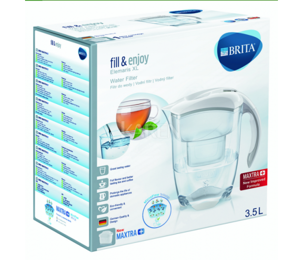 BRITA Dzbanek filtrujący Elemaris XL Maxtra Plus (biały) 1025946 - 378494 - zdjęcie 3
